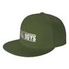 Mode Bad Boys Für Live Weißes Logo Flacher Schirm Sonnenhut Sport Und Fitness Golfhut Unisex