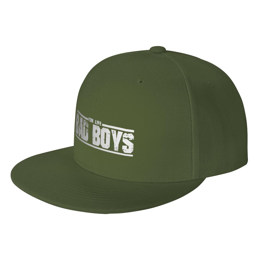 Mode Bad Boys Für Live Weißes Logo Flacher Schirm Sonnenhut Sport Und Fitness Golfhut Unisex