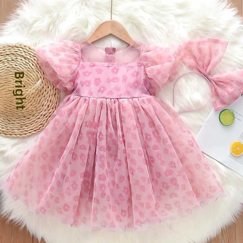 2025 Super Fairy Fluffy Gauze Summer Princess Dress for Girls