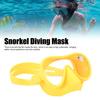Scuba Diving Goggles Anti Fog Tempered Glass Snorkeling Dive Mask with Silicone Strap Foldable Panoramic View Swim Goggles Yellow