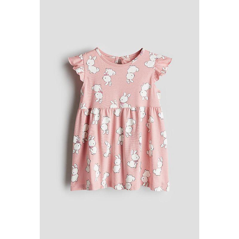 

HM Детская одежда Платье для девочки Осень Мода Комфорт и Повседневный Принт круглый вырез Рукав с оборками Платье принцессы 1265912