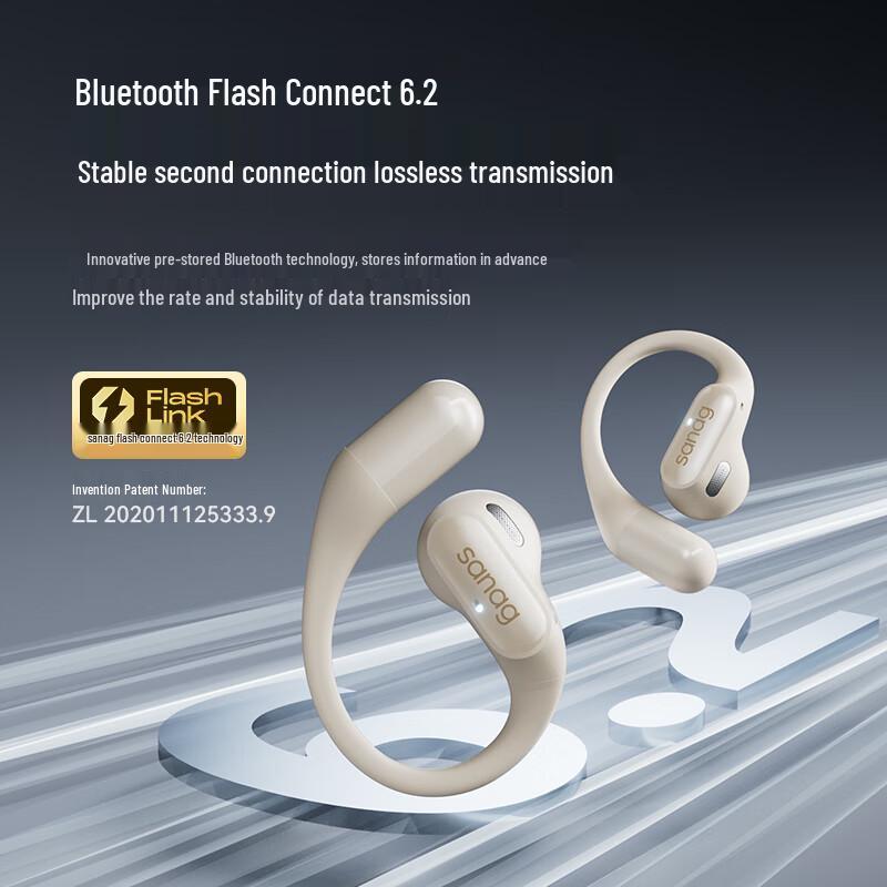SANAG G6S Open-Ear Clip-On Sports Bluetooth Headset