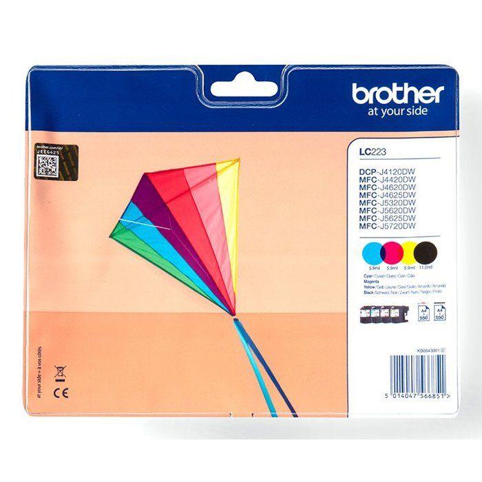 Cartouches BROTHER LC-223 Multipack