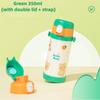 Stainless Steel Children's Water Bottle 350ML Straw Cup Fashion Insulated Cup  Kindergarten