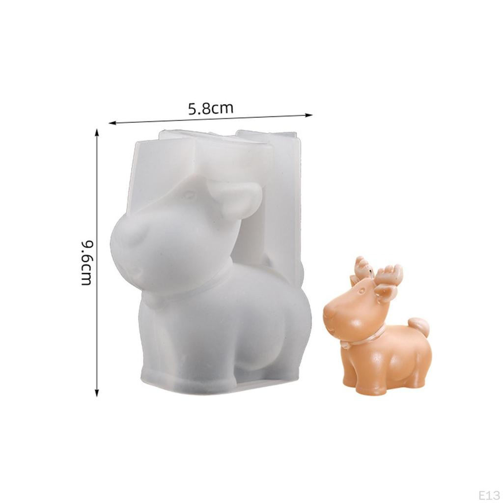 Christmas Silicone Model Candle Making Polymer Clay Crafts Resin Casting