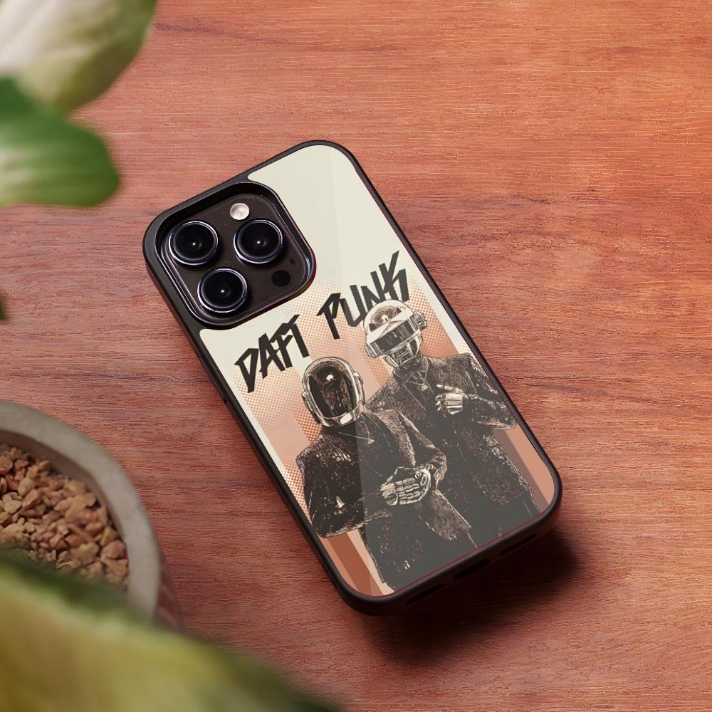 

Daft Punk Phone Case for Iphone 16 15 14 13 Pro Max 12 11 Mini 7 8 Plus Se Xr X Xs Fundas Shell PC+TPU Cover iPhone 16