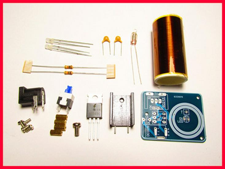 BD243 DIY Mini Tesla Coil Kit for Wireless Lighting Magic Prop