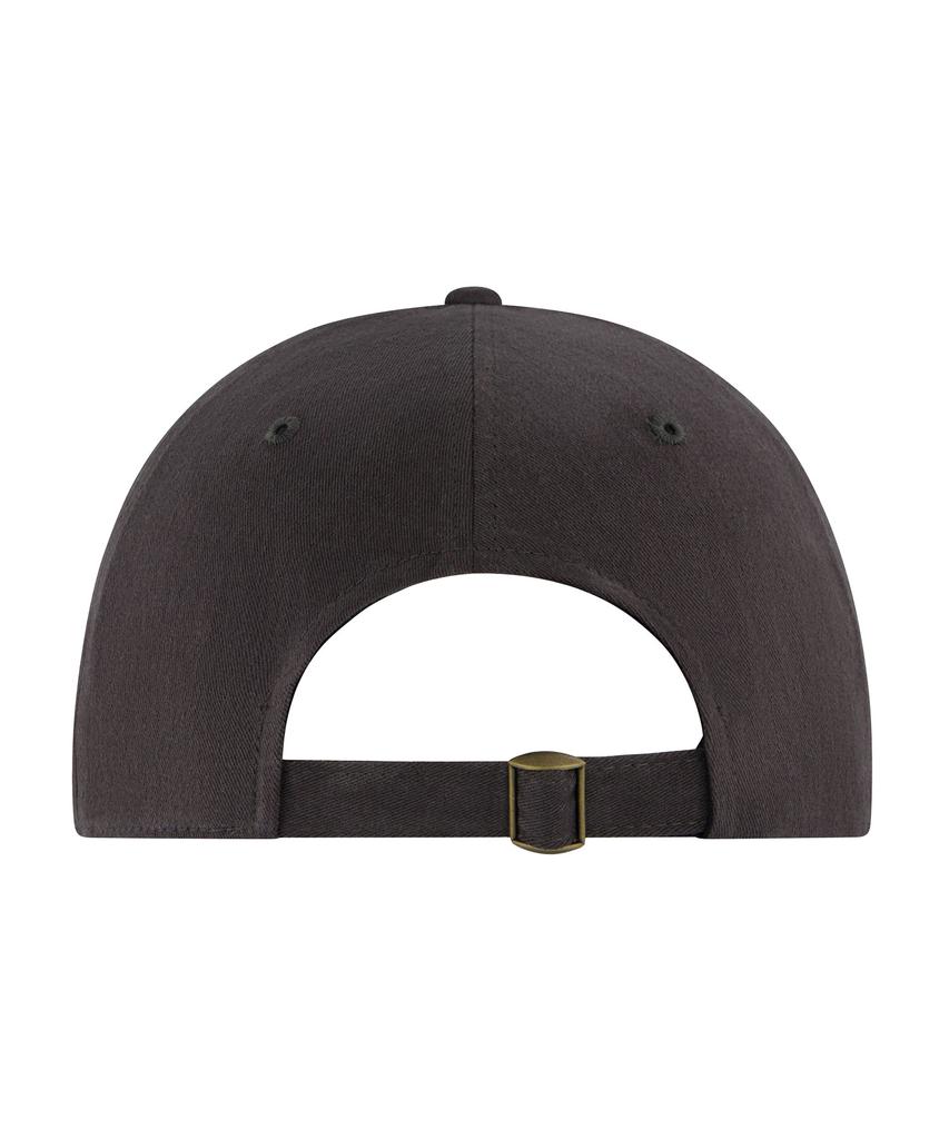 Hebeles Text Block Pitch Washed Ball Cap - Charcoal