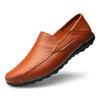 Genuine Leather Men Shoes Casual Italian Mens Loafers Moccasins Luxury Brand Formal Slip On Male Boat Shoes Zapatos De Hombre