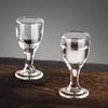 6pcs Wine Cups Set 10ml SGlass Transparent Drinkware Tall Foot Small Capacity Goblet Liquor Spirits Glasses Drinking Cups