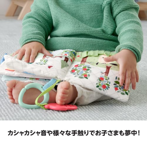 Mattel Fisher Price Obrázková kniha Sanrio Baby Fluffy Cloth [0 měsíců~] [Vzdělávací hračka] [Látková hračka] [Teething] GXC11