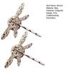 Yousheng 1/2Pcs Women Brooch Pin, Dragonfly Design Decorative Lapel Pin, Practical Accessory for Sweaters Dresses Suits Hats
