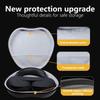 Scratchproof Storage Box for Wireless Headphone Protector Case with Mesh Pocket Travel Carrying Pouch Hard Organizers