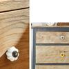 Retro Single Hole Ceramic Pumpkin Handle European Style Vintage Door Pull Handles Round Drawer Knobs Cupboard