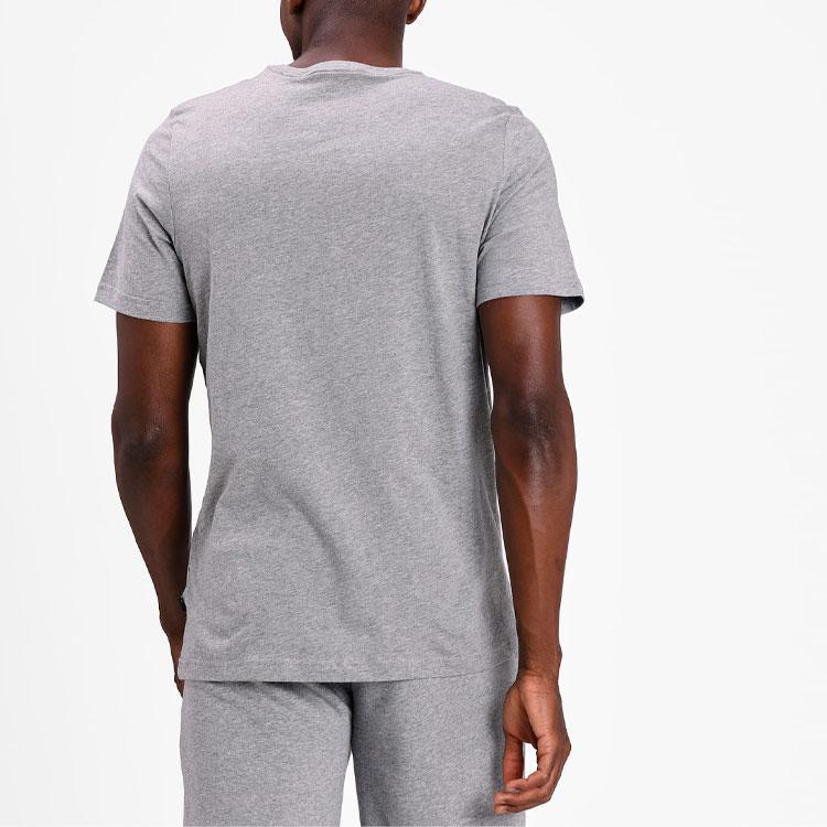 Puma Essentials Small Logo Tee Men Tops Gray 586668-03