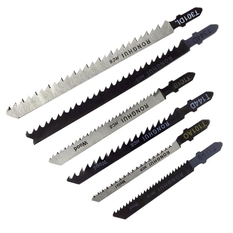 Extra Long Jigsaw Blade T244D - Fine/Coarse Teeth, Anti-Chip, for Wood, Metal, Plastic, Iron, Aluminum