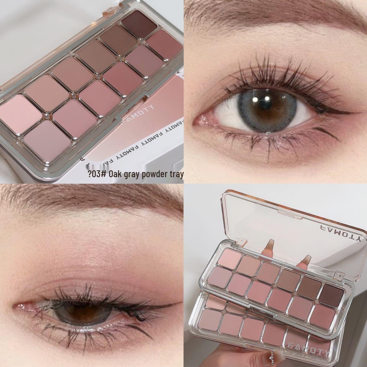 

FAMOTY Vitality 12-Color Matte & Shimmer Eyeshadow Palette