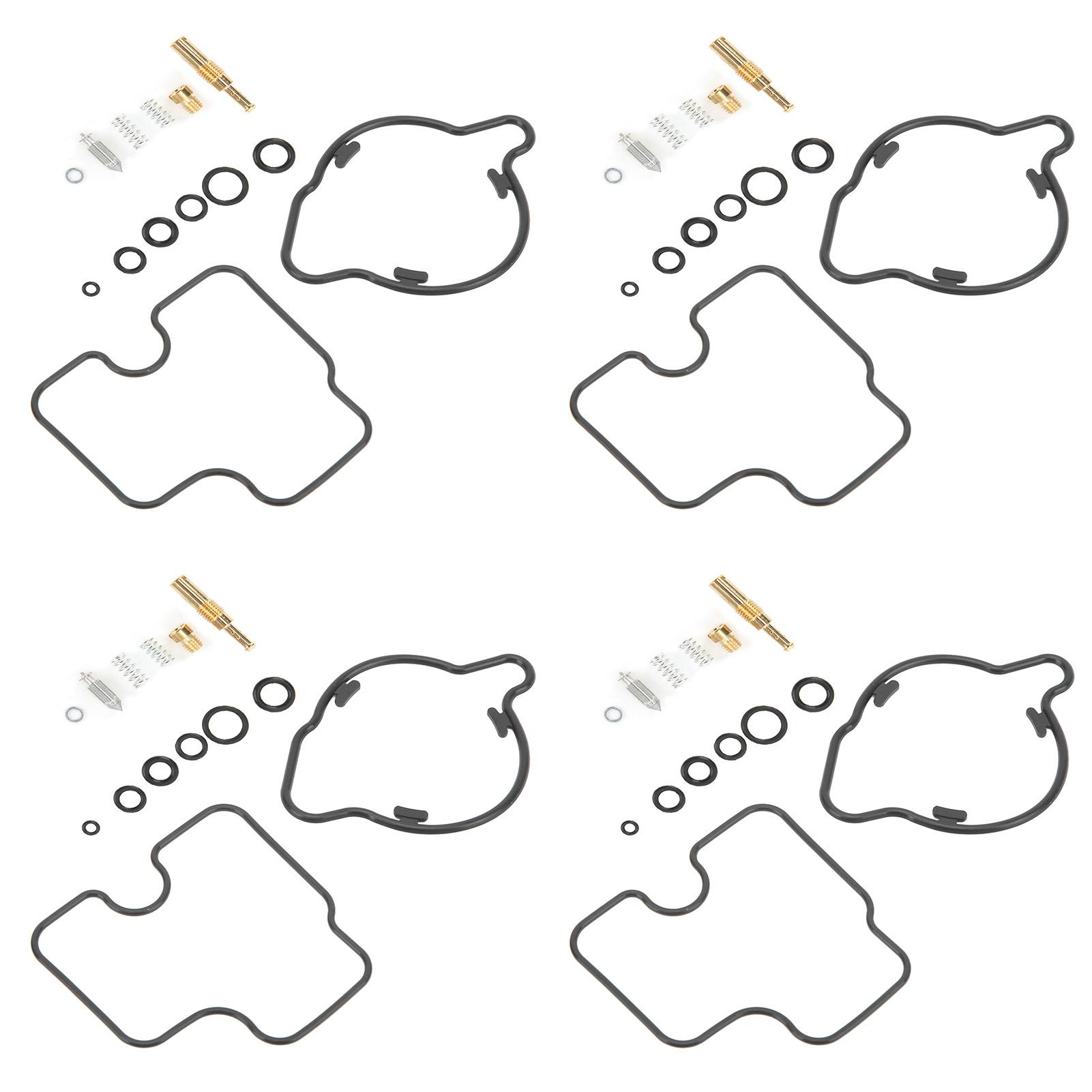 

4 Set Motorcycle Carburetor Repair Kit Carb Rebuild Set Replacement for CBR600F2 19911994