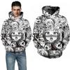 Ahegao Anime Face Hoodie And Pants Creative 3d Printed Jogger Suit For Men And Women