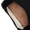 1 par de calentadores térmicos de rodilla de invierno con velcro grueso para hombres y mujeres, talla F