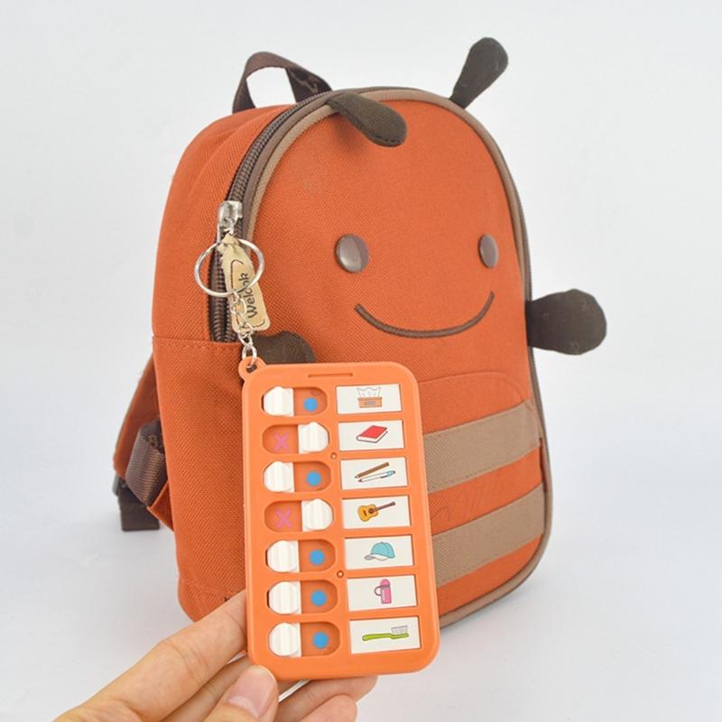 Daily Schedule Keyring Chore Chart Keychains Elderly Reminder Board Car Keychain Daily Plan Board Keyrings