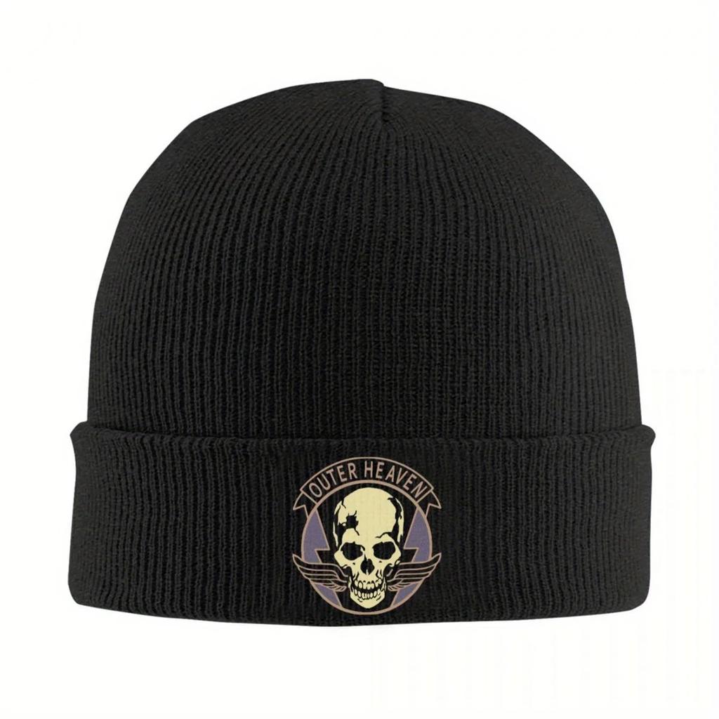 2026 Metal Gear Solid V Outer Heaven Knitted Hat Beanie Winter Hats Warm Unisex Hip Hop MGS Cap for Men Women