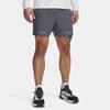 Under Armour Project Rock Solid Comfortable Breathable Training Shorts Men Shorts Rhinoceros-Gray 1384217-025