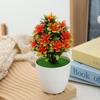 1pc Artificial Potted Plant Small Bonsai Flowers Pot Simulated Tree Ornaments Wedding Home Hotel Office Table Decor Fake Plants