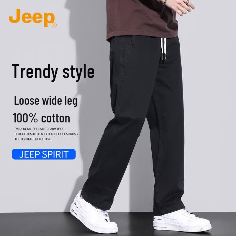 JEEP Men s 100% Cotton Loose Straight Casual Workwear Pants XL