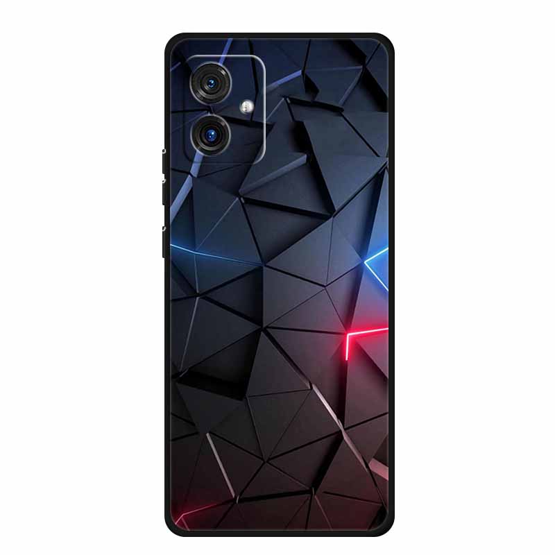 For Motorola G14 4G Case Animals TPU Silicone Soft Cover Phone Cases for Moto G14 G 14 MotoG14 PAYF0010IN Shockproof Wolf Fundas