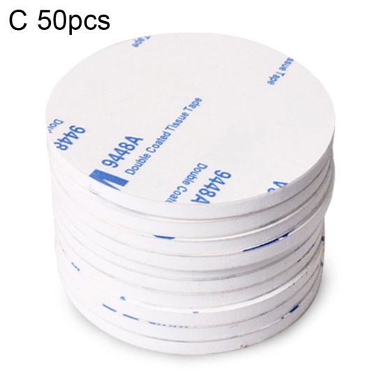 

50 шт., прочная двухсторонняя пенопластовая лента, домашний клей, настенный круглый квадратный коврик C белый