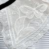 Autumn/Winter Detachable Wool Embroidered Lace Ruffle Collar Dickey