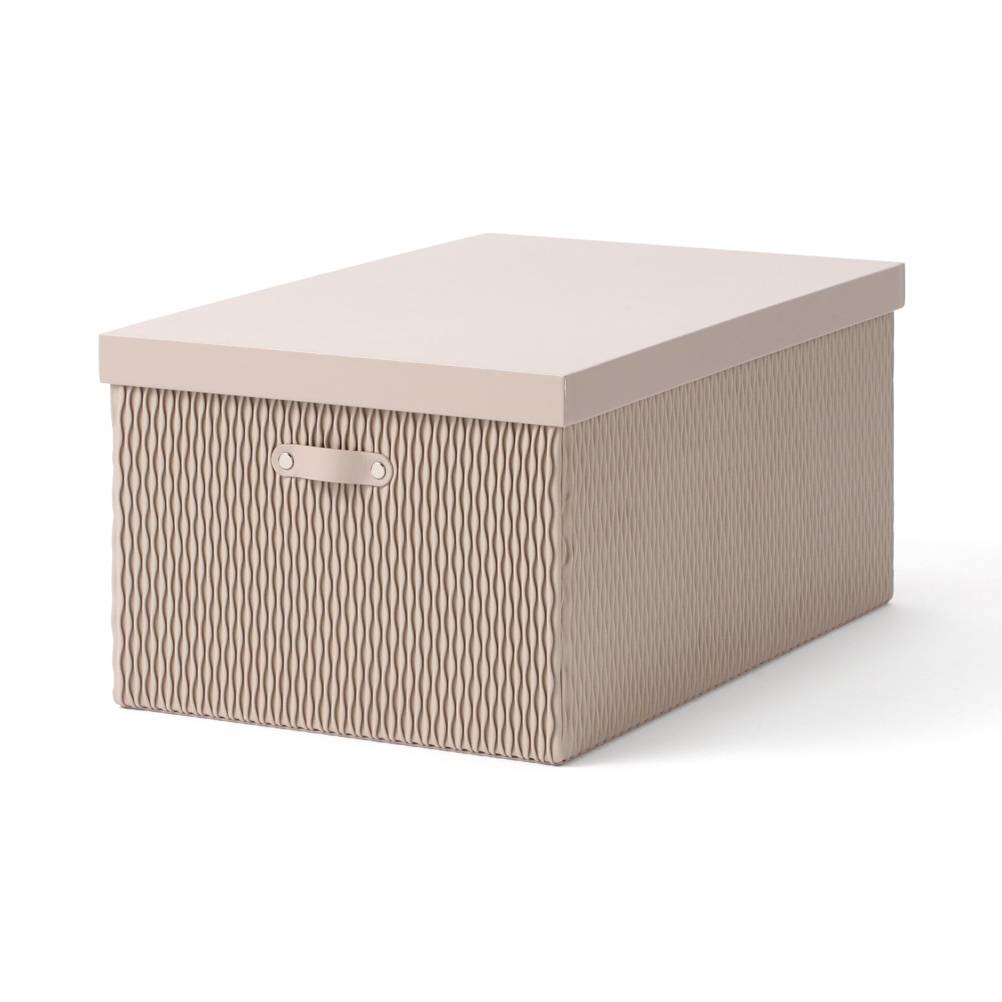 

Francfranc [Online Shop Exclusive] Wave Large Box, Beige, Storage Box, New Life, Moving
