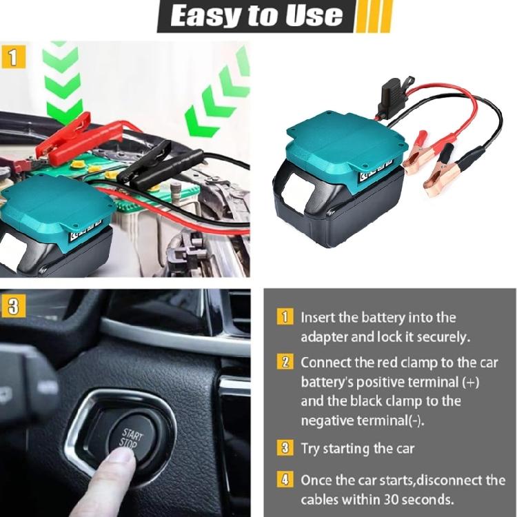 High Efficiency Car Battery Jump Starter with Protective Features & Portable Design Suitable For Long Distance Travelers