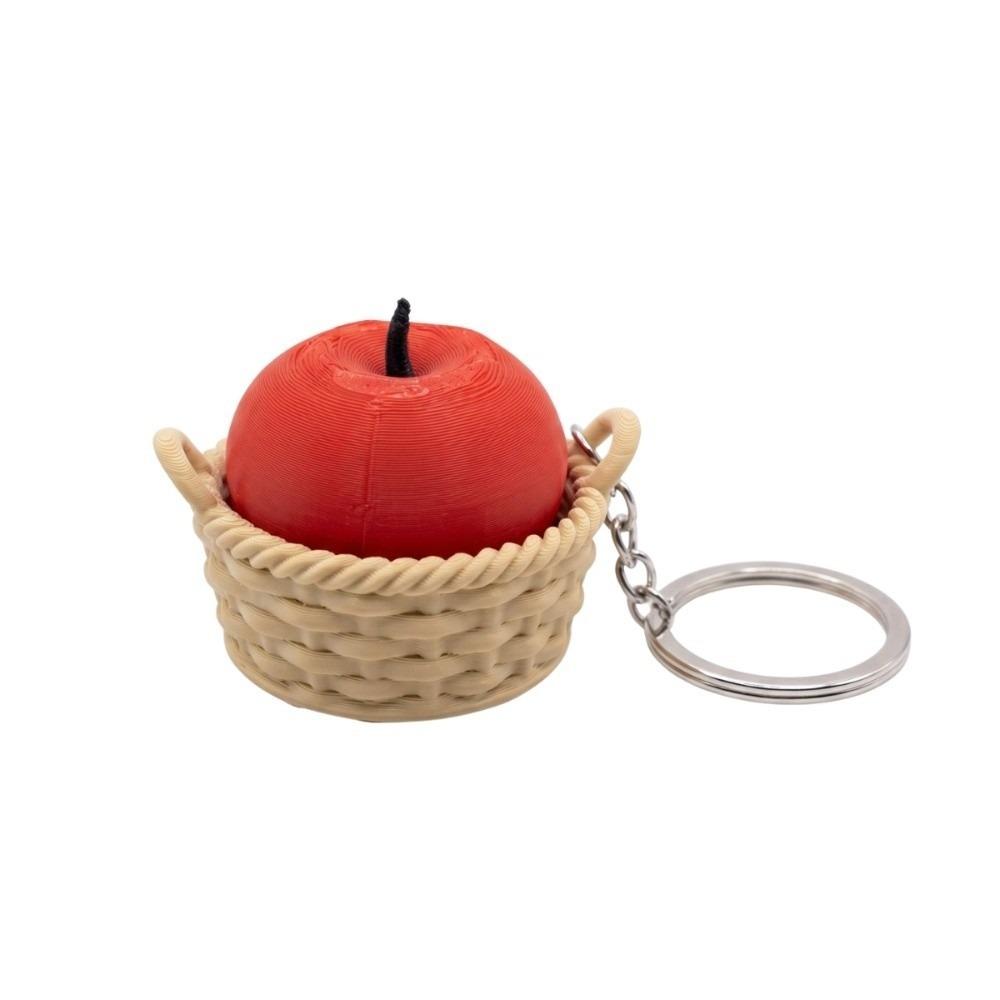 Simulation Finger Button Pendant Food Funny Calming Keychain  Children Adults
