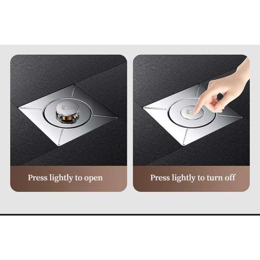1PC bathroom floor drain bouncing core sealing cover sewer artifact universal press foot type