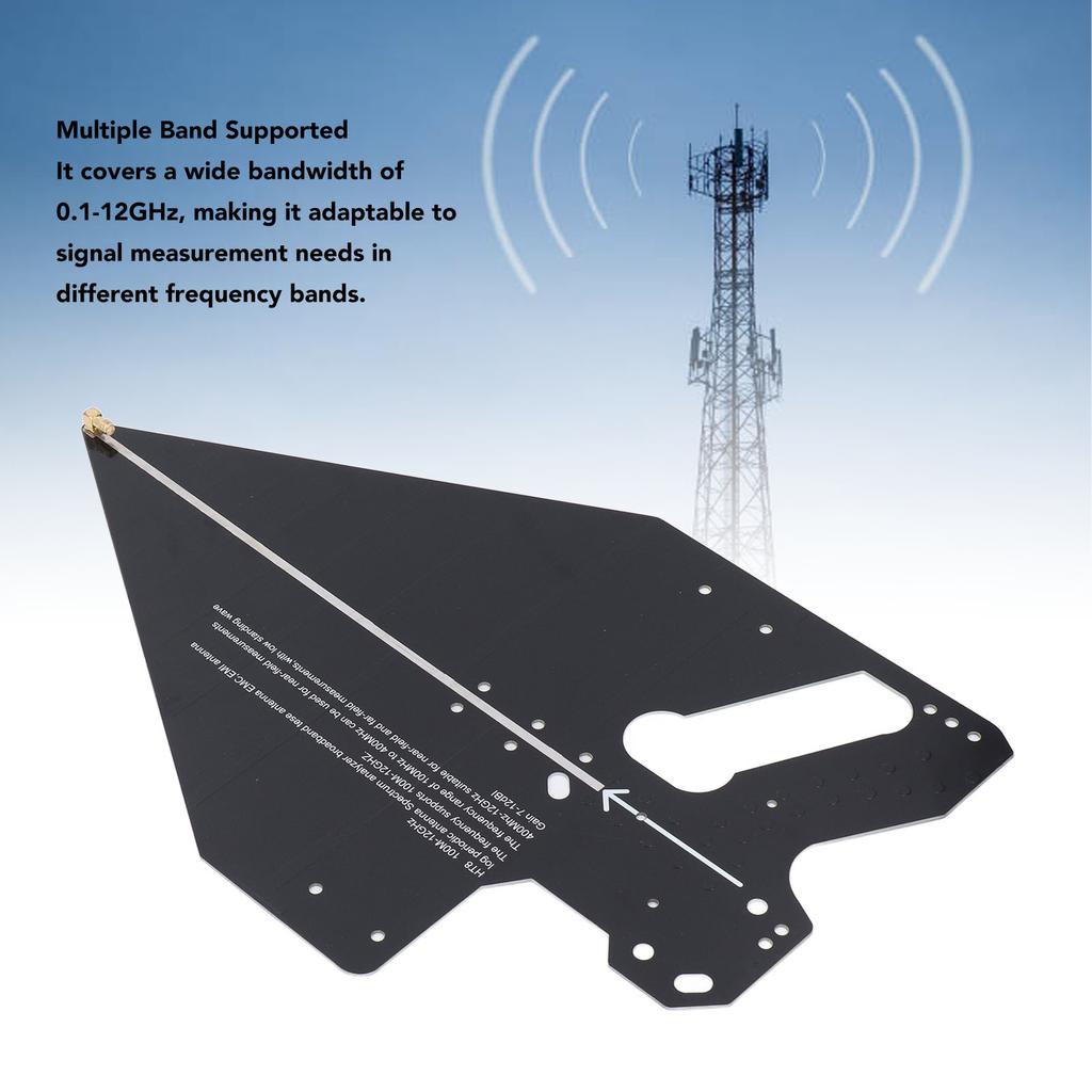 Antenna Log Periodic Antenna Log Periodic Antenna High Accuracy Wireless 0.1‑12GHz Passive Direction Finding Antenna