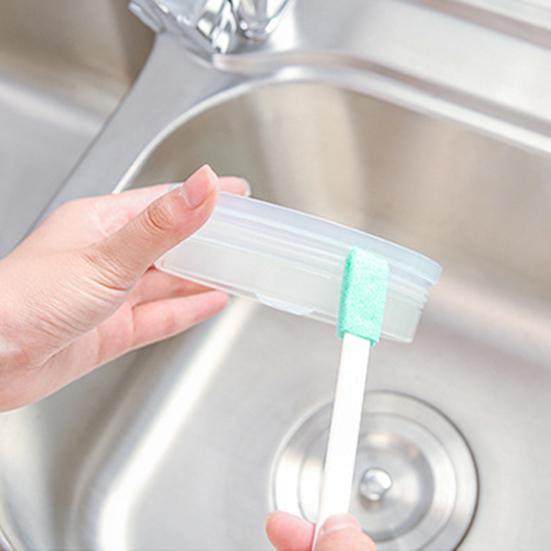 8Pcs/Set Crevice Brush Set Ice Machine Cleaning Brushes Ergonomic Handle Deep Gap Pipe Cleaning Scrubber Kit