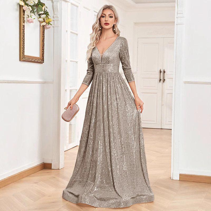 Evening Dresses Elegant Banquet European and American Cocktail Party Long Dresses Evening Party Dresses Gown
