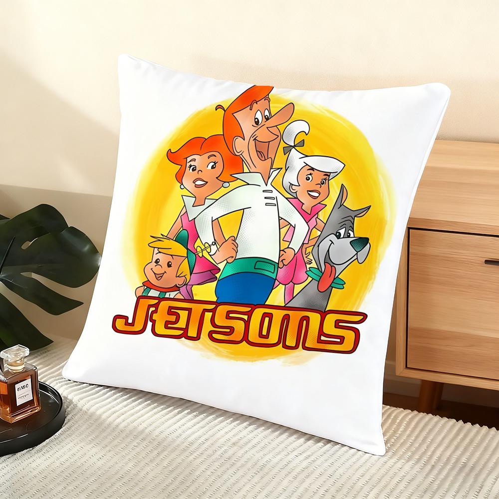 The J-Jetsons Cushion Cover Soft Short Plush Pillow Cover Smooth Cozy Texture Aesthetic Cushion Case Home Decor