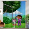 Doras Anti-mosquito Curtains for Camera Elegant Room Curtains 2 Pieces Living Room Curtain Halloween Decoration Shades Partition