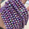 Purple Imperial Stone Blue Beads Round Bracelet DIY Jewelry Accessories