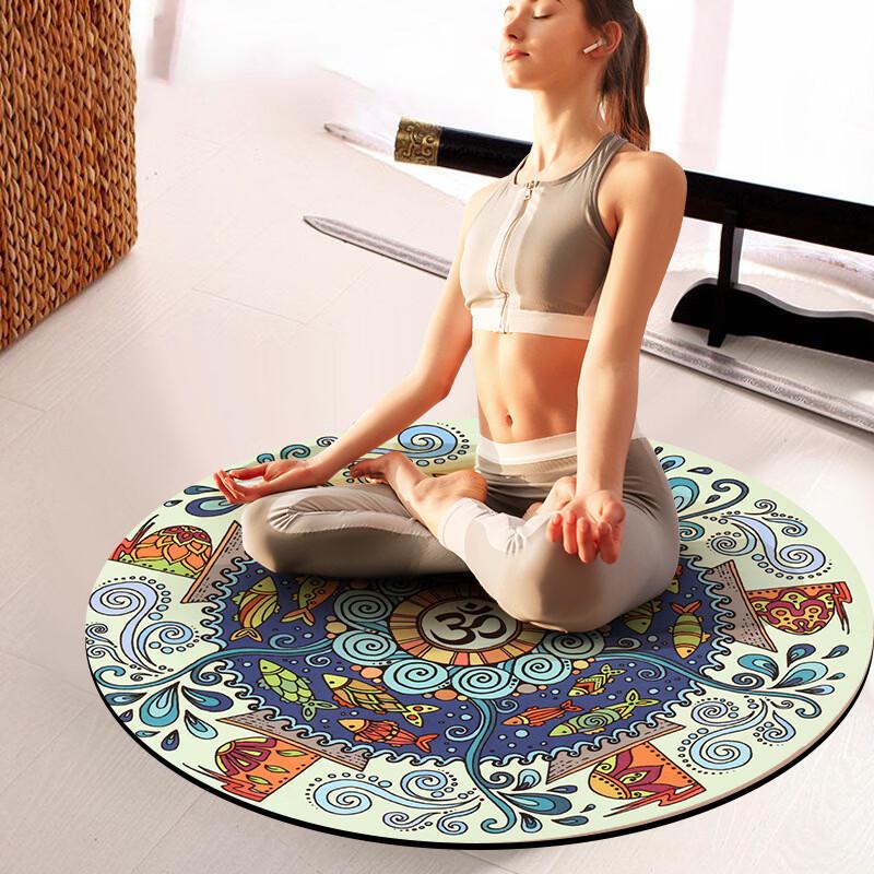 Sanfan Silent Round Meditation Yoga Mat