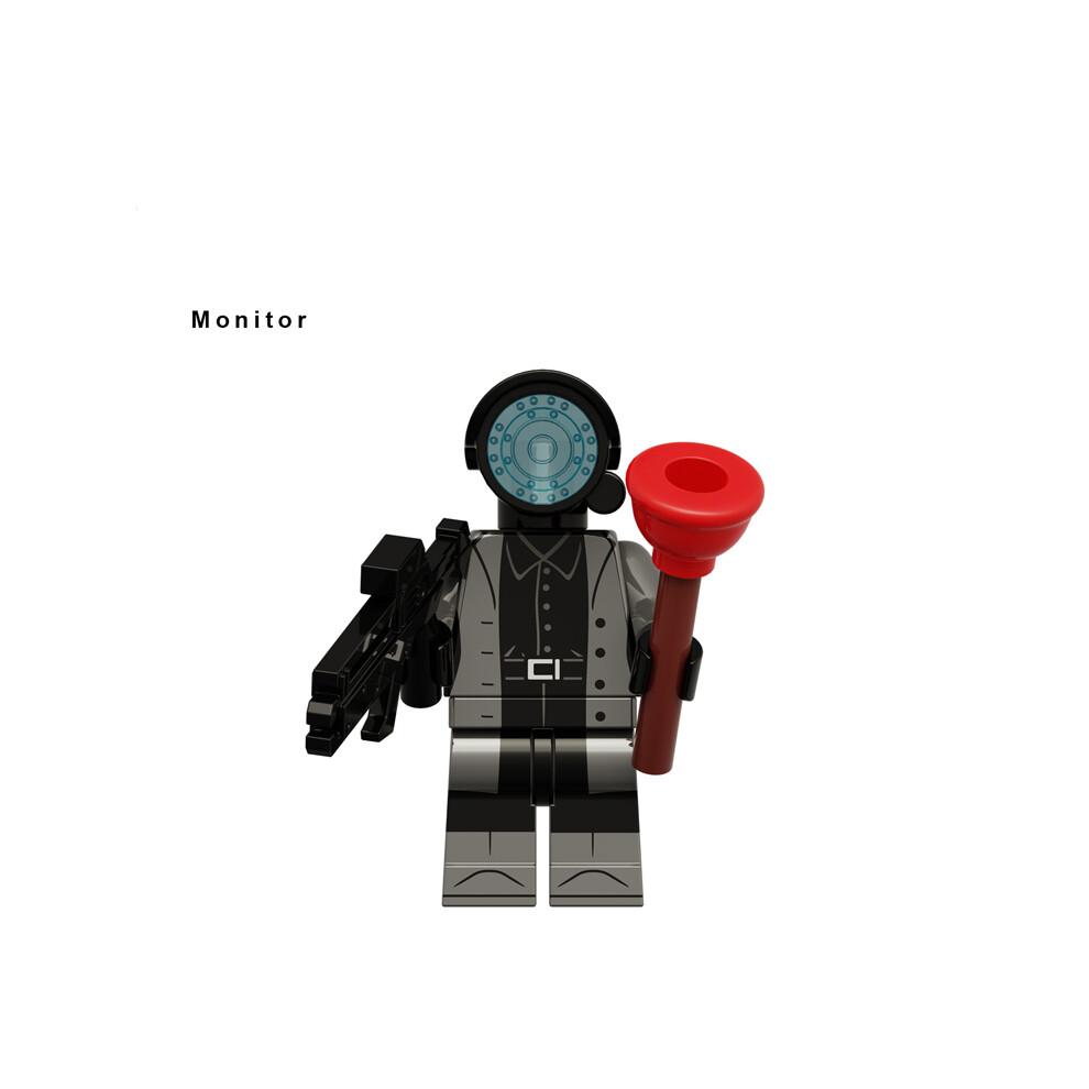14 Stück Toiletten-Skibidi Bausteine TV-Monitor Kamera DIY Minifiguren Kinderspielzeug Passend für Lego