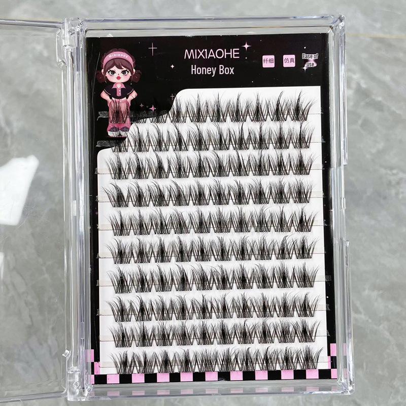 Honey Box Mink Lashes - Fluffy, Photogenic, Natural-Look False Eyelashes (10 Rows, Mother's Favorite)