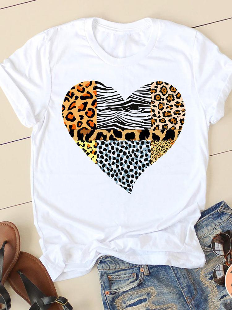 Womens Fashion Womens Short Sleeve Summer Cartoon Fashion Clothing Harajuku Casual Tops Graphic T Shirts  Aesthetic