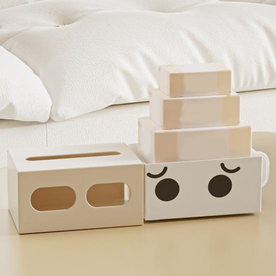 Tissue Box Table Napkin Paper Container Large Capacity Cartoon Shape