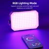 Portable LED Video Light RGB Photography Fill Light 3000K 9500K IP65 Waterproof Built in 10000mAh Battery Dual USB A
