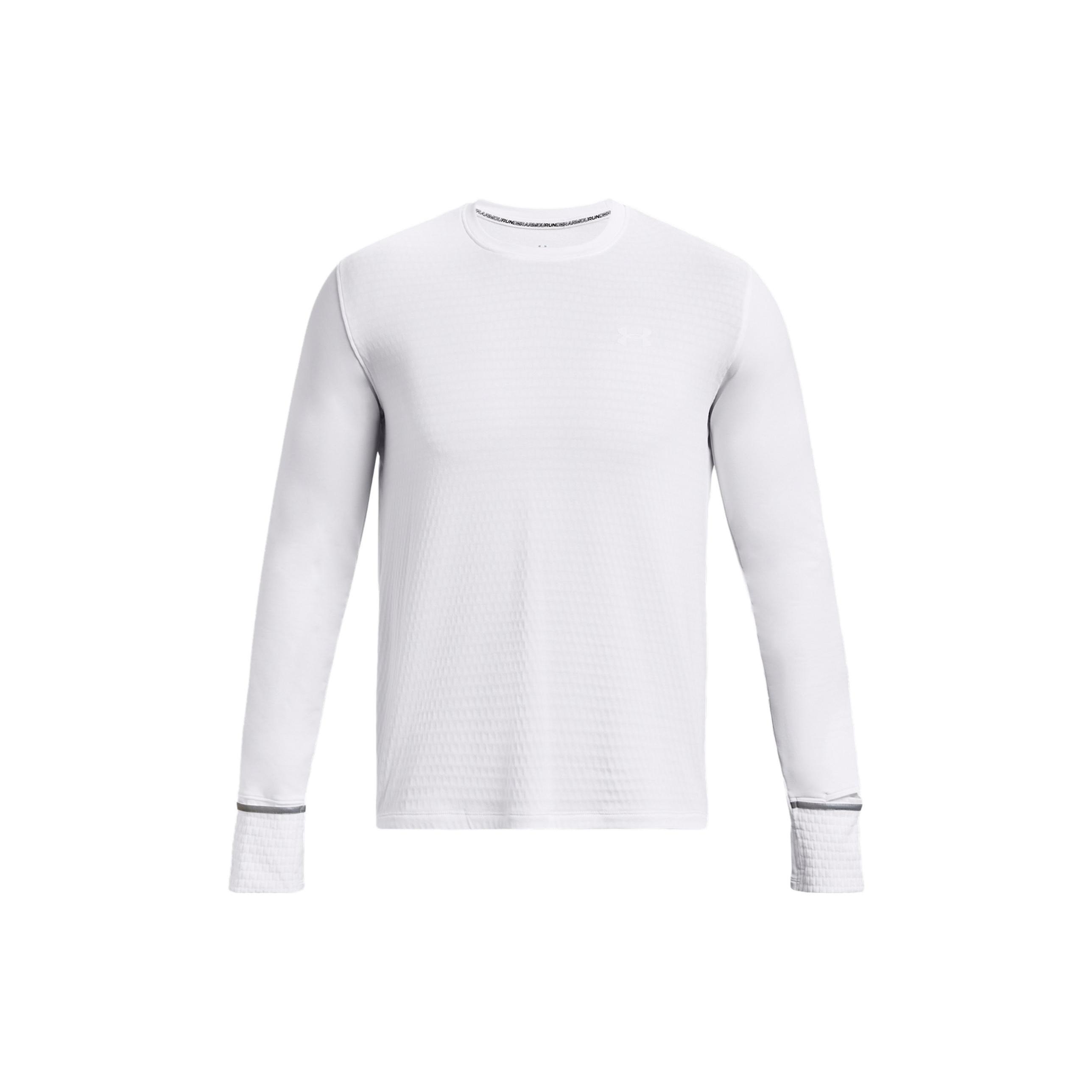 Under Armour Qualifier Long Sleeve T-shirt White Men s 1379304-100 XXL