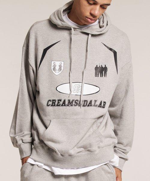 Cream Soda Lab Crsdel Teamplay Hoodie Gray Black Xl